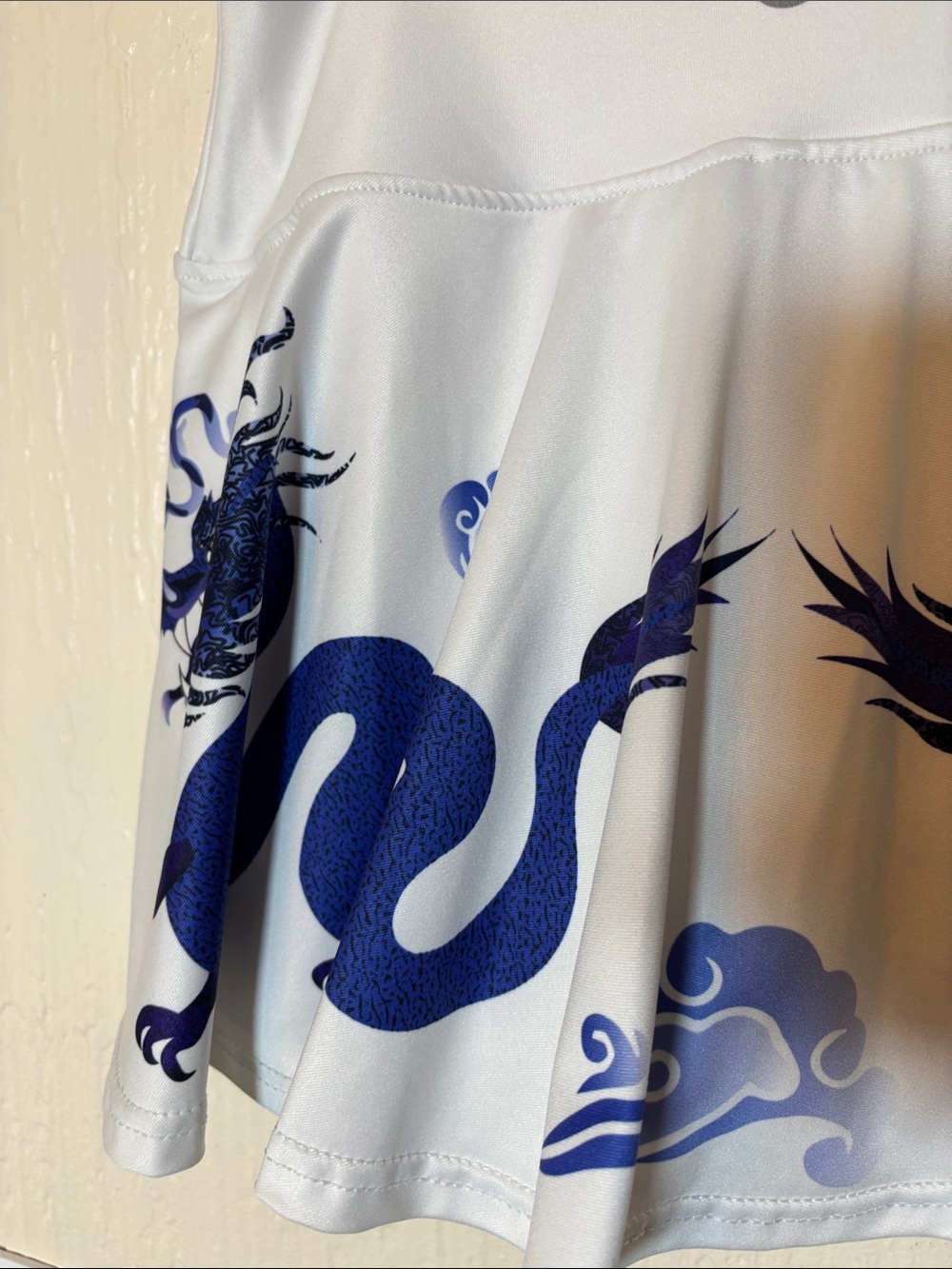 FAYE+FLORIE Holly White Dragon Skirt Tennis Pickleball Women Size Medium - Picture 9 of 15